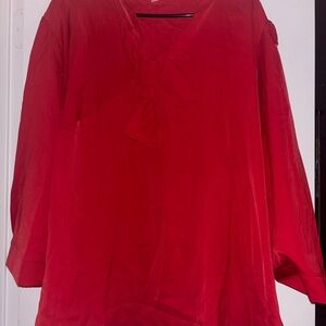 SHEIN Vibrant Red Women's Blouse